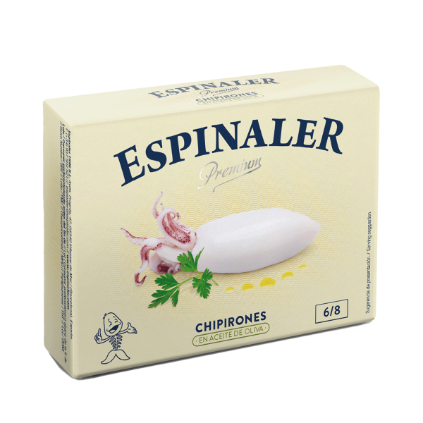 CHIPIRONES EN ACEITE DE OLIVA 3/5 120 ml, Espinaler