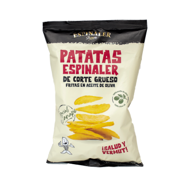 PATATAS DE CORTE GRUESO, 150 g, Espinaler