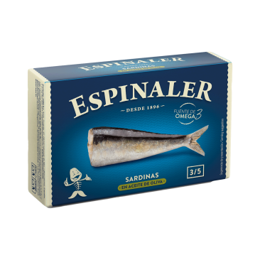 SARDINILLAS EN ACEITE DE OLIVA 20/25  120ml, Espinaler
