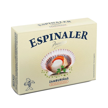 ZAMBURIÑAS EN SALSA GALLEGA 120ml, Espinaler