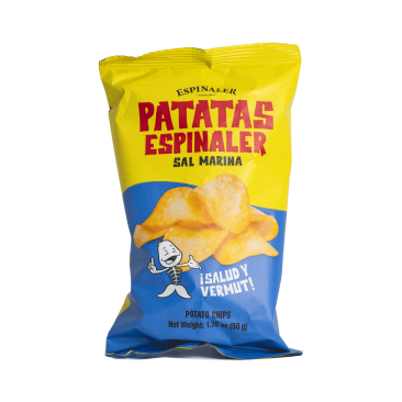 PATATAS CON SAL MARINA, 50 g, Espinaler
