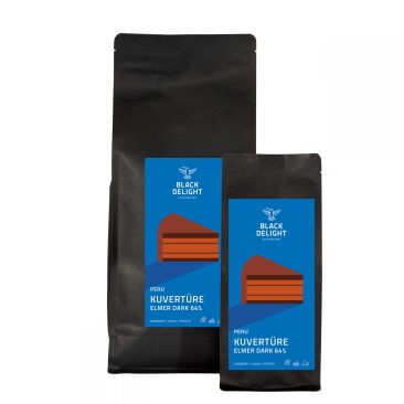 Kuvertüre "Elmer" 64 % Black Delight