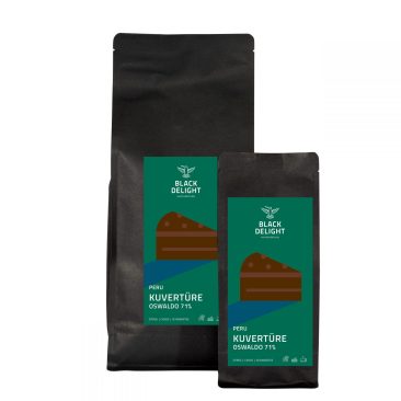 Kuvertüre "Oswaldo" 71 % Black Delight