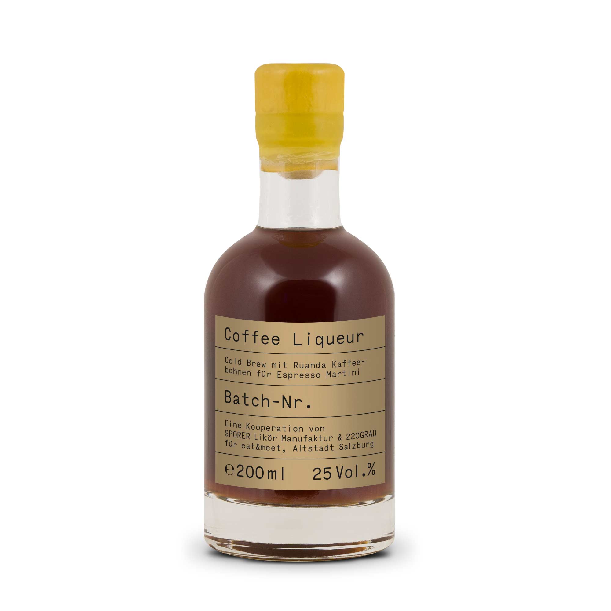 Cold Brew Coffee Liqueur Sporer Manufaktur Salzburg Österreich