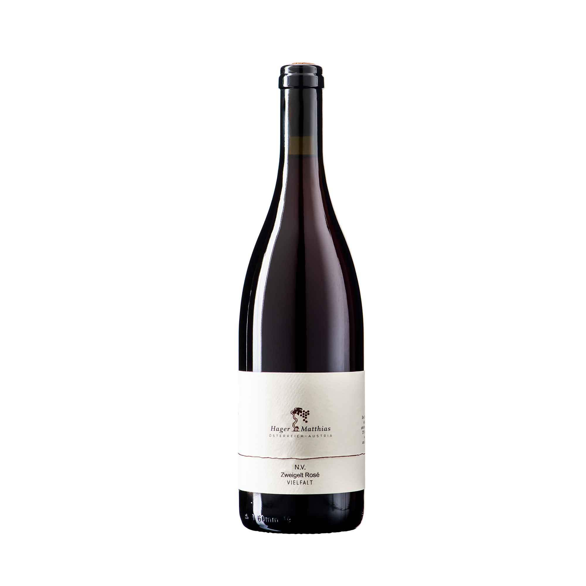 Naturwein Rosé 2024 Zweigelt "Vielfalt" BIO Weingut Matthias Hager Kamptal Österreich