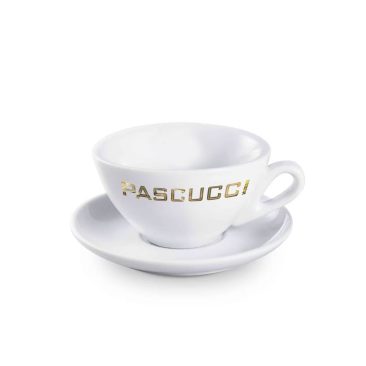 Pascucci Tasse mit goldenem Logo