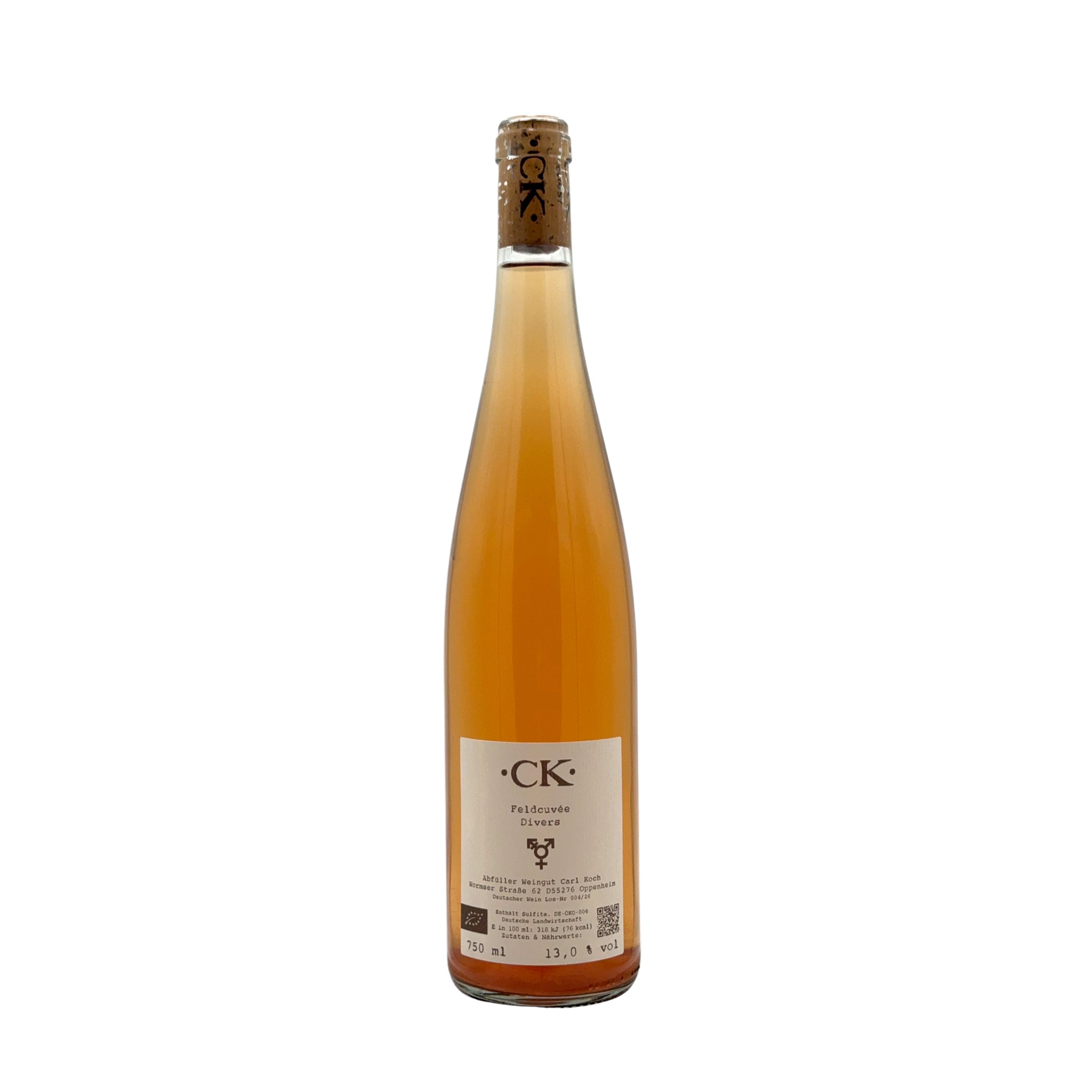 Biowein Feldcuvée Divers Orange 2025 Weingut Carl Koch Rheinhessen Deutschland