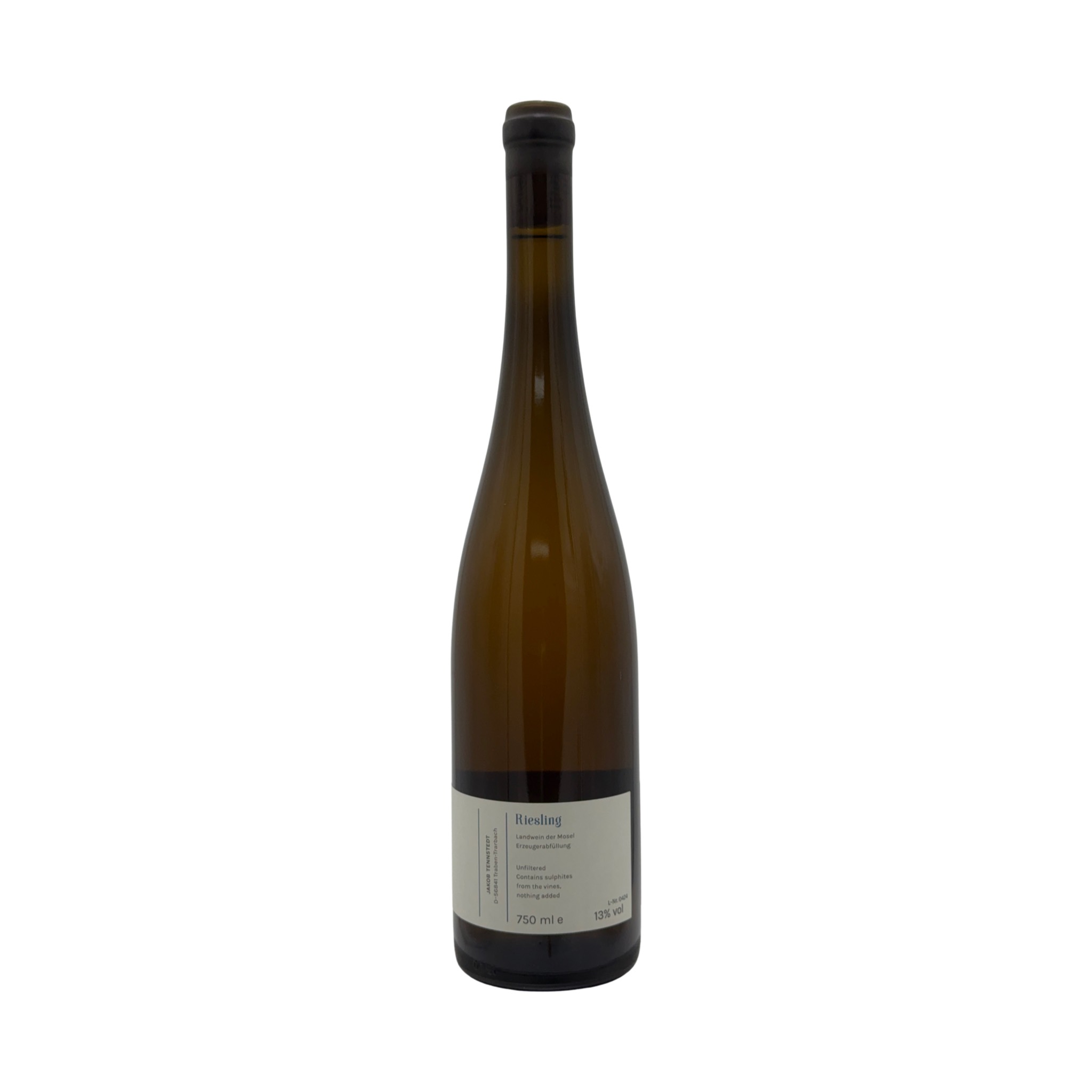 Naturwein Riesling Perlmutt 2020 Weingut Jakob Tennstedt Mosel Deutschland